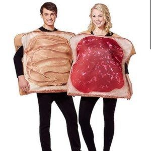 Spirit Halloween Adult Peanut Butter and Jelly Couples Costume One Size